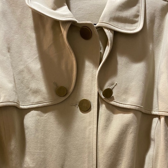 Gianni Bini Cream Coat Size: Large - Picture 4 of 13